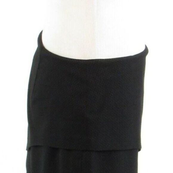 Ann Taylor LOFT black tiered skirt 4 - Picture 6 of 8